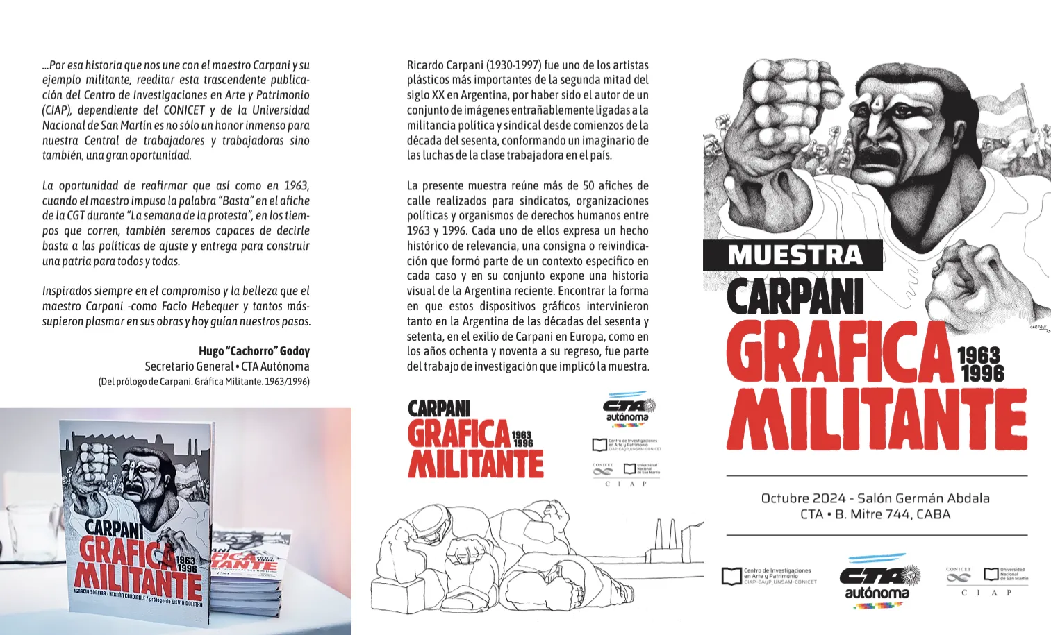 Muestra Carpani Gráfica Militante 1963 - 1996